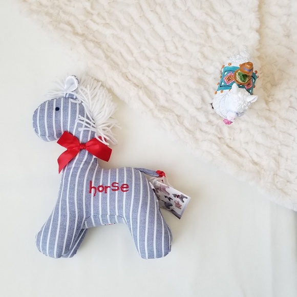 Kate Finn Other - LAST CHANCE Kate Finn blue and white horse